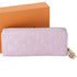 Louis Vuitton Clemence Wallet Metallic Empreinte Monogram Pearly Lilac